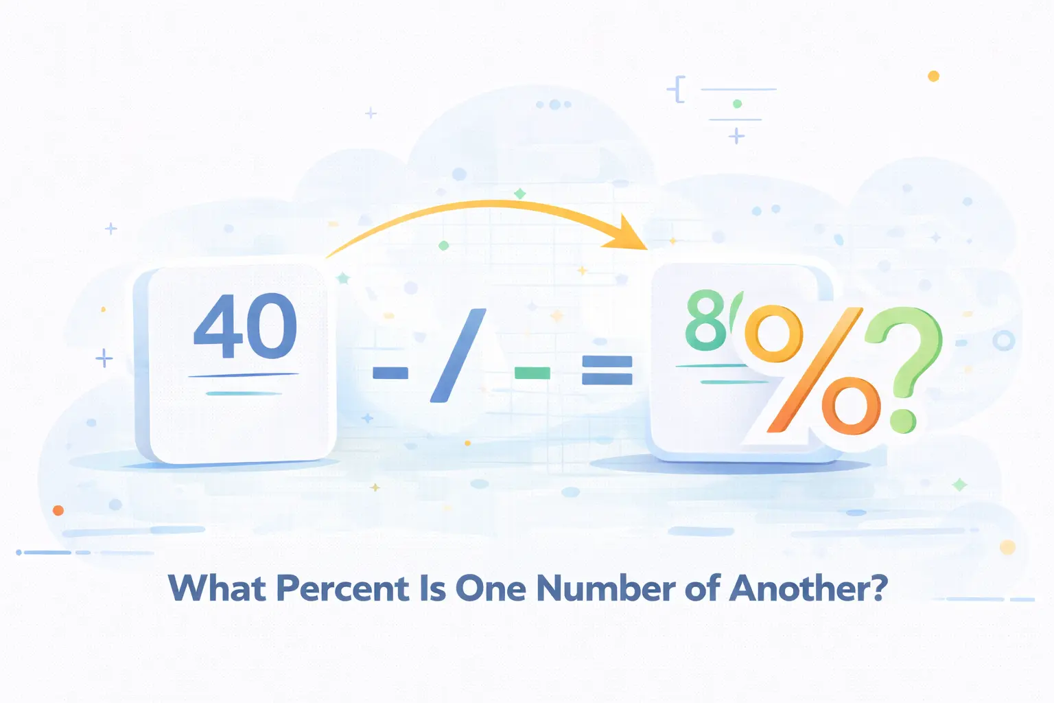What Percent Is One Number of Another?